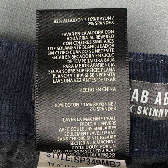 Kut From The Kloth KFTK Fab Ab Corduroy Jeans Womens 4 Toothpick Skinny Pants* - Picture 15 of 16